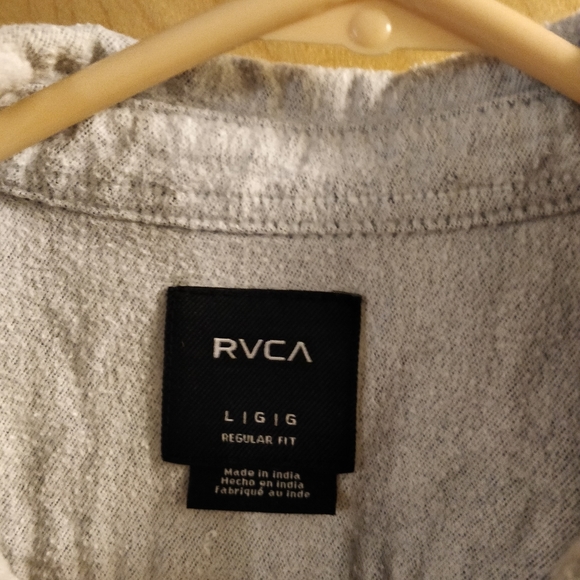 RVCA Button Down Flannel shirt - Picture 3 of 4